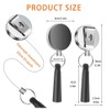 Yeruvce 1 Pack Heavy Duty Retractable Pen Holder with Pull