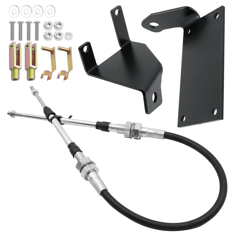 Newnessai Transfer Case Cable Shifter Linkage, Replacement for Jeep Wrangler