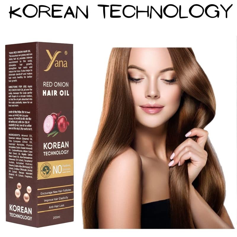 Yana Yana Red Onion Hair Oil For Long Hair For