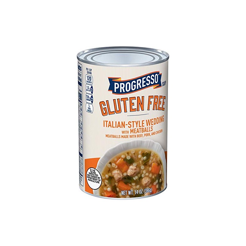 Progresso Gluten Free Italian-Style Wedding With Meatballs Canned Soup, 14