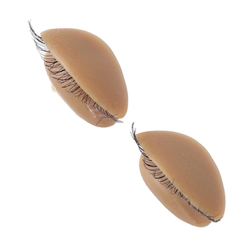 Mannequin Head Eyelids, 3 Pairs Replacement Realistic Eyelashes Extension Training