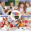 EODVICS 12 Pack Invisible Ink Pens with UV Light &