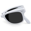 Joopin Square Folding Sunglasses Mens Women, UV400 Protection Trendy Foldable