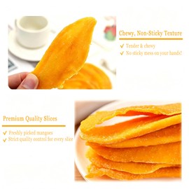 Dried Mango Slices Thick & Large Cuts Bagged /14oz(400g)