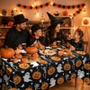 3Pack Halloween Tablecloth 54 x 108 Inch Black Halloween Table