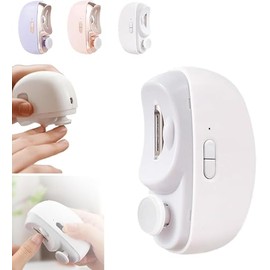 Cortaúñas eléctrico automático 3 en 1 con Pulido, Cortauñas Electrico - Automatic Electric Nail Clipper, Taladro de Uñas Eléctrico con Carga USB para 