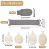 CLDURHGE Back Brush for Body Scrub, Multifunctional Back Brush Set