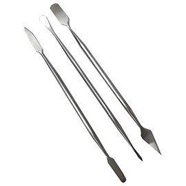 ToolUSA 6-in-3 Sculpting Spatula Set | Double-Ended Stainless Steel | Versatile Tips & Textured Handles | Includes Vinyl Case