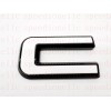 Auto Rear White Black Emblem Overlay 2019-2024 GMC Sierra 1500