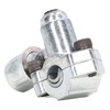 4Pcs Piercing Valve Zinc Alloy Line Tap Valves 3 in