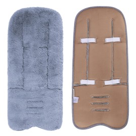 Plush Pram Seat Pad - Breathable Seat Insert Sports Seat Winter for Baby Buggy Child Seat Baby Seat Universal Easy Attachment