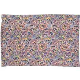 Psychedelic Hearts Thermal Cushion - Grape Seeds - 30 x 20 cm - Organic Cotton - Hot and Cold Therapy