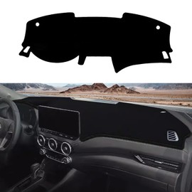 Dashboard Cover Dash Cover Mat Pad Carpet Custom Fit for Nissan Sentra 2020 2021 2022 2023 2024 2025 2026 Accessories Anti-Skid Center Console Protector Cover Mat(Black Edge)