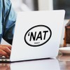 CafePress NAT Sticker White Oval Car Bumper Sticker