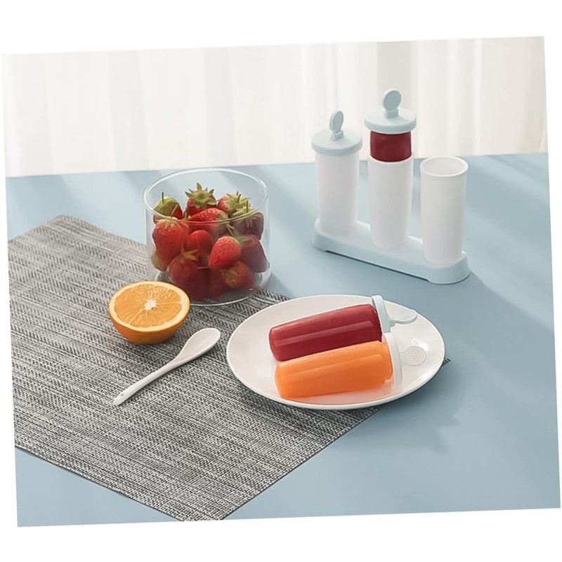 Ipetboom 2pcs Popsicle Mold Set Ice Cream Maker with DIY