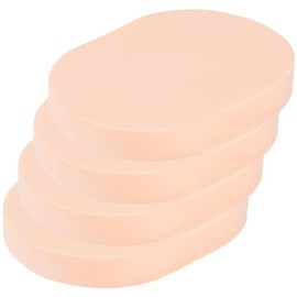 GORGECRAFT 4 Stück Gesichtsreinigungsschwamm Wiederverwendbare Schwämme Zum Abschminken Ovale Gesichtswaschschwämme PeachPuff Make Up Schwämme Für Die Grundierung Des Gesichts Tägliche Reinigung Sanft