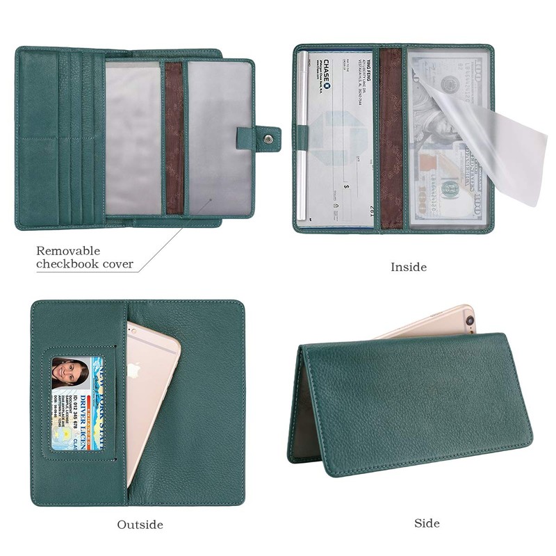 Itslife Cartera para mujer, de gran capacidad, con bloqueo RFID,