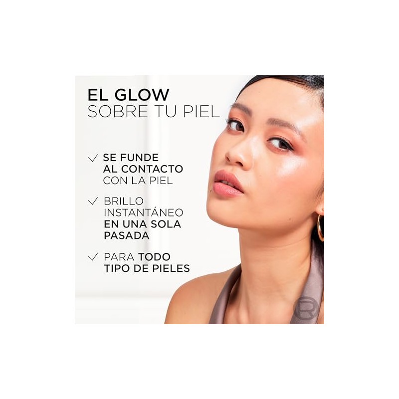 L'Oreal Paris, Lumi Highlight Stick, Iluminador En Barra Con Acabado