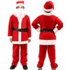 SHEJIZE Kids Santa Costume Children's Santa Claus Costume for Kids