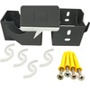 Designer Vertical Column Dual Arm Radiator Brackets (85mm (A) x67mm