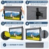 55-58 Inch Outdoor TV Cover, 600D Oxford Weatherproof Cover with