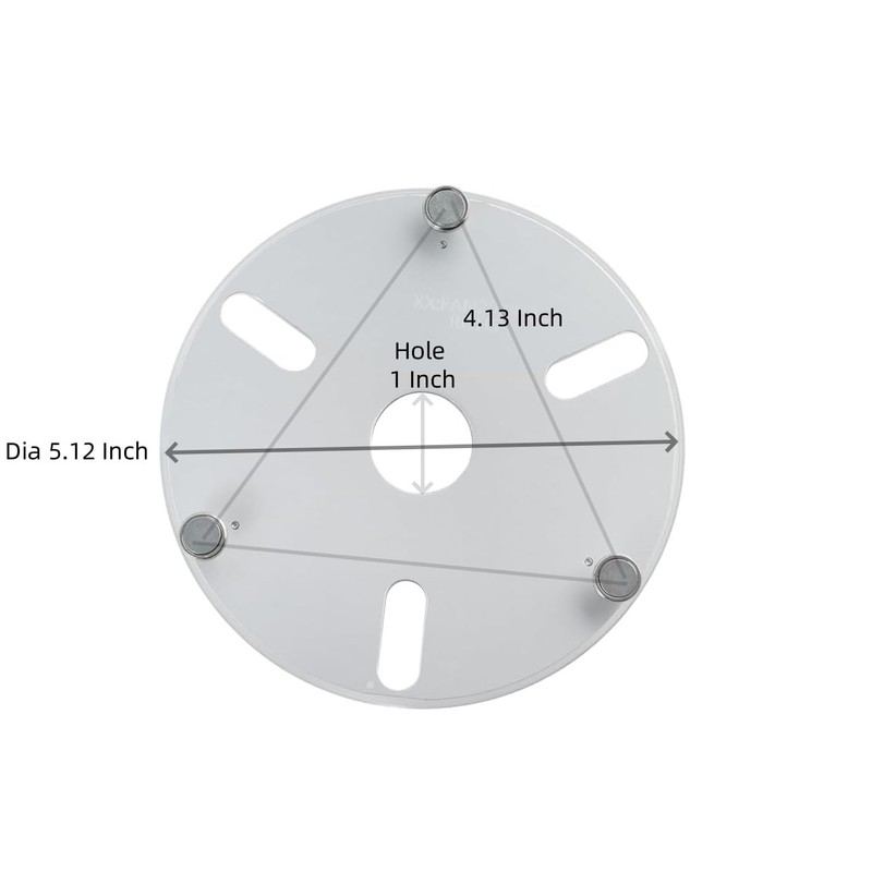 HAOLEDI 5.12" LED Ceiling Fan Light Retrofit Kit, Ceiling Light