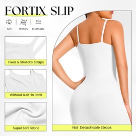 Full Slips for Under Dresses Shapewear Slip for Women Tummy Control Body Shaper Underskirts Medium