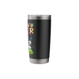 English Setter Dog Happy Easter Egg Hunt Bunny Ear Easter Stainless Steel Insulated Tumbler