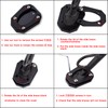 LEDISHUN Motorcycle Kickstand Pad Side Stand Foot Extension Enlarger Plate
