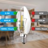 DAYBETTER Dimmable E12 Candelabra LED Light Bulbs, Chandelier Light Bulb