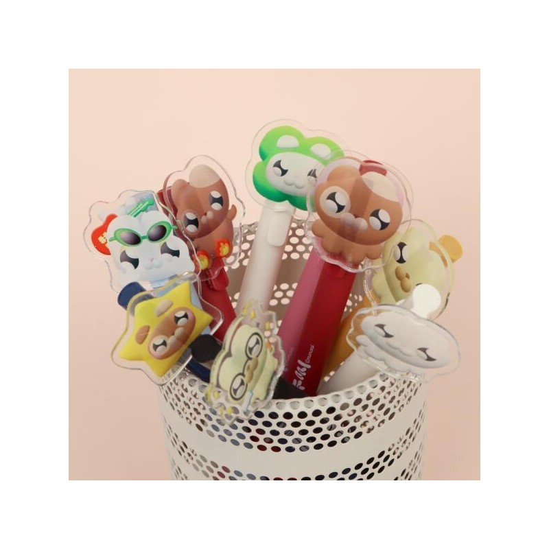 Artbox/PlusFun Nunu-ssi Acrylic Pendant Ballpoint Pen (9 Types) / 아트박스플러스펀
