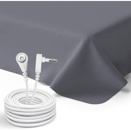 GroundLuxe Flat California King Grounding Sheet in Gray