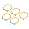 5PCS Optical Fiber Extension Cable Single Mode LSZH Sheath Fiber