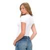 Natural Uniforms Womens Super Soft, Super Stretch Y2K Short Sleeve