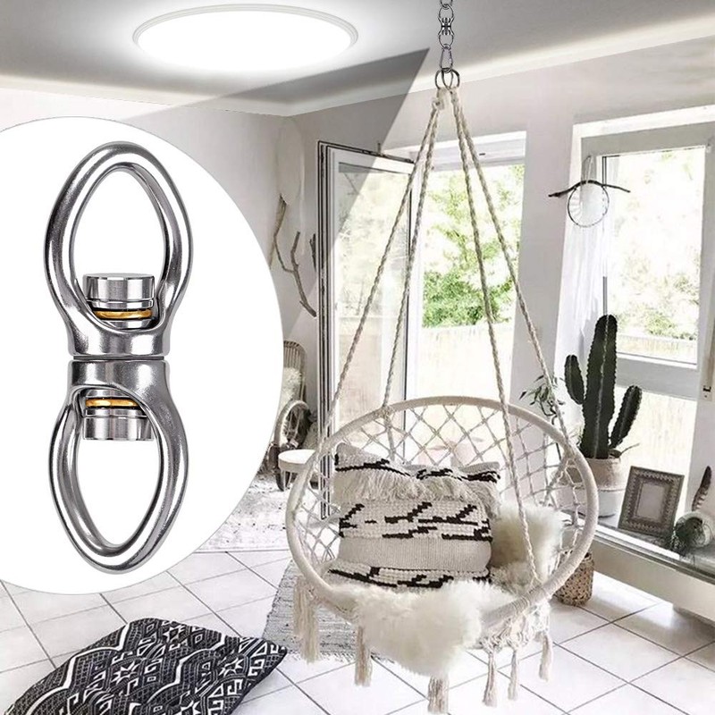 Dolibest Swing Swivel with 2 Bearing,Safest Rotational Device Hanging Accessory