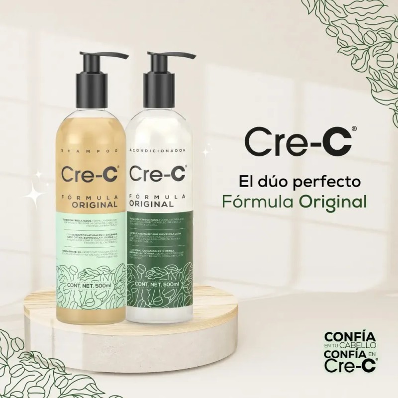Kit Anticaída Original Shampoo + Acondicionador | Cre-c