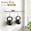 Jewelry Holder Organizer Wall: 12" Wavy Necklace Storage Rack, Anti-Scratch