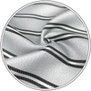 S&W SHLAX&WING Striped Men's Ties Grey with Silver Black Stripes