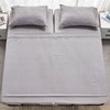 Kingnex Striped Split Top California King Sheets Sets for Adjustable