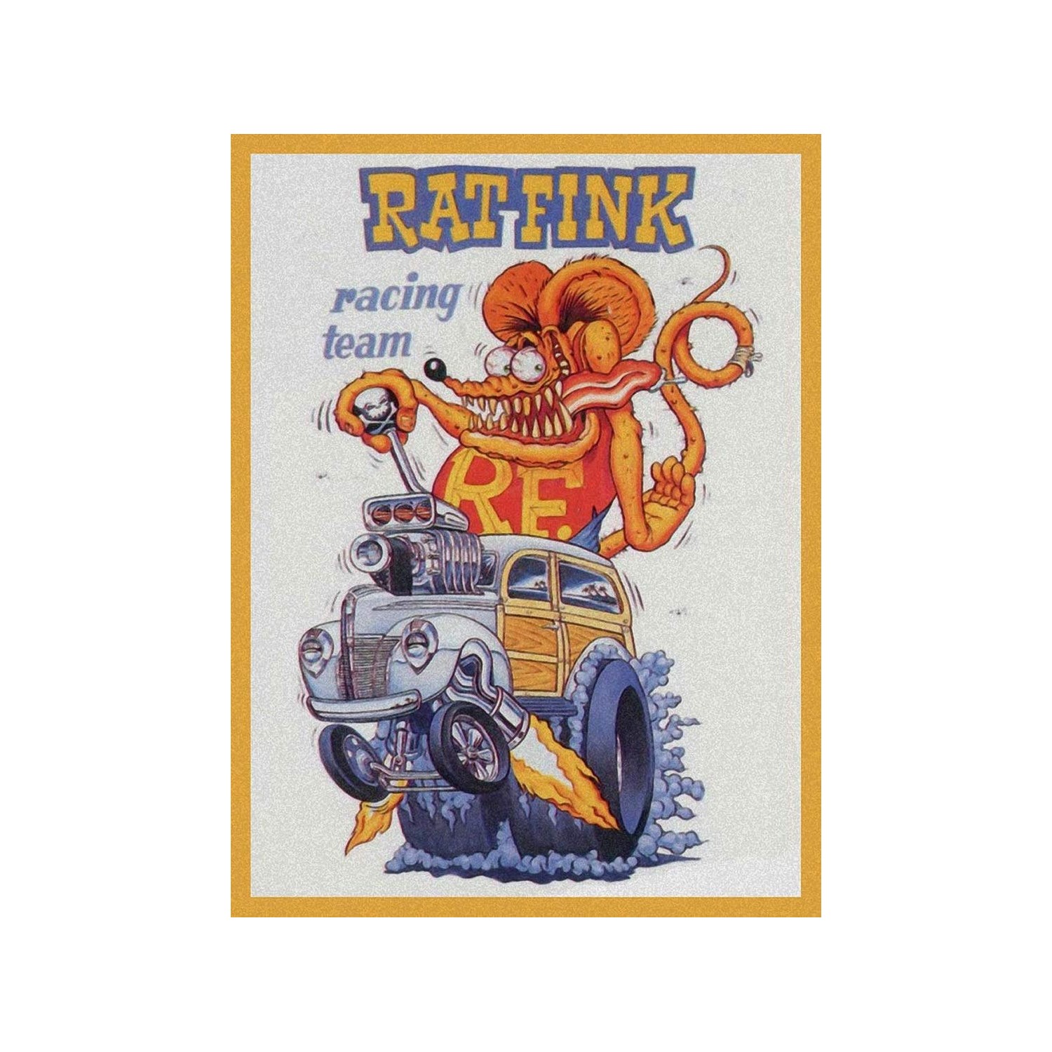 Rat Fink Racing Team, Ed Roth, Big Daddy, Daddy Roth, Metal Sign 8X12 ...