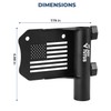 JOYTUTUS Truck Bed Flag Pole Mount Compatible with Tacoma &