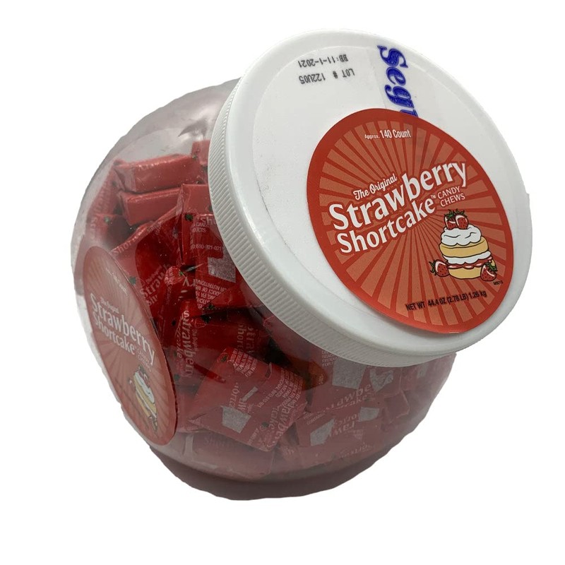 The Original Strawberry Shortcake Candy Chews 140 Count Tub