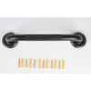 700Brass 16-Inch Grab Bar Featuring Anti-Slip Handrail, Solid Brass, Oil
