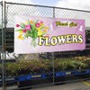 Vinyl Banner Multiple Sizes Fresh Cut Flowers Business E Retail