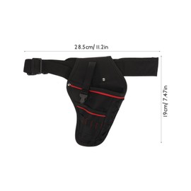 KONTONTY Tool Bag Organizer for Electricians Contractors Durable Waist Bag with Multiple Pockets for Garden DIY Tools Convenient