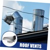 OSALADI Stainless Steel Dryer Vent Cover Square Wall Vent Cap