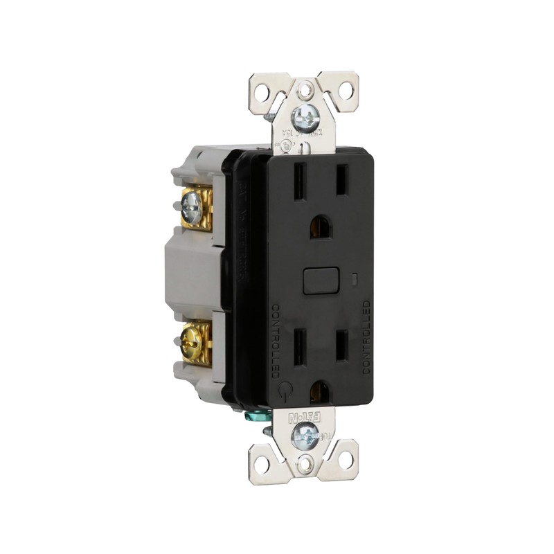 Eaton Wi-Fi Smart Receptacle, Works with Hey Google and Alexa,
