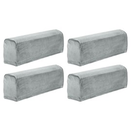 sourcing map 4 Pcs Sofa Armrest Covers Stretch Couch Armrest Cover for Chairs Sofas Couch Arm, Scratch-Resistant Sofa Arm Cover, Light Gray