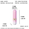 Creative Lipstick Lighter - Soft Flame Butane, Refillable and Adjustable
