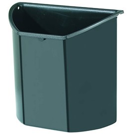 Exacompta - Ref 43142D - Topline Rectangular Eco-Insert for Waste Paper Bin - 222 x 111 x 195mm in Size, 2L Capacity, Enables Bin to be Sorted - Anthracite Grey